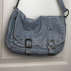 Grey/Blue Crossbody handbag